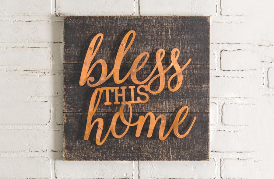 Bless This Home Sign