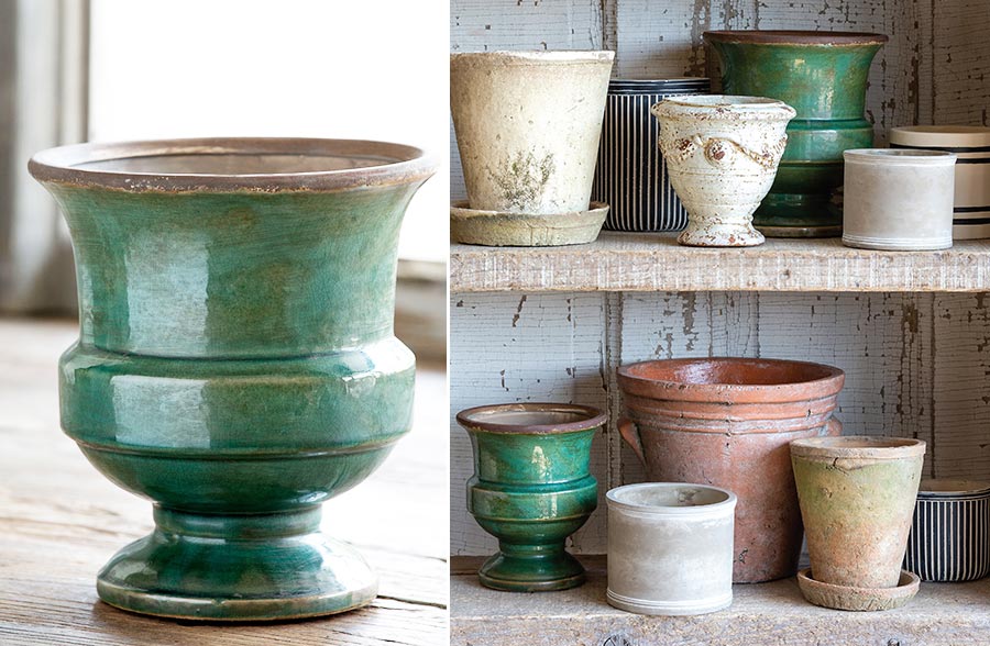 Emerald Glazed Classic Urn, Pick Your Style